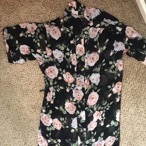 Floral kimono